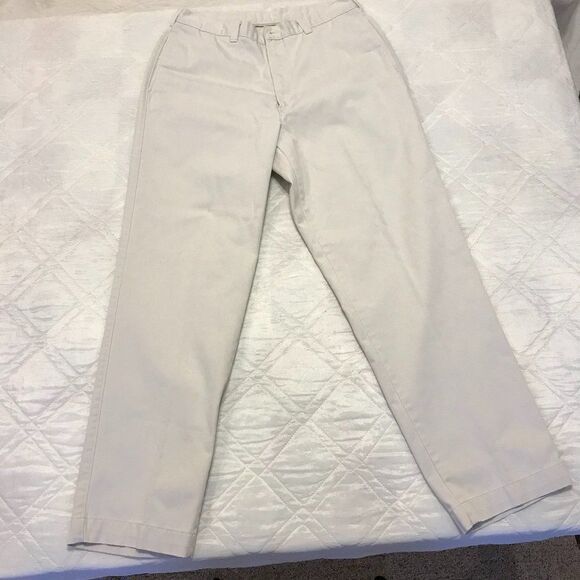 ST John's Bay‎ White Algodon pants 34X32 - Picture 1 of 5
